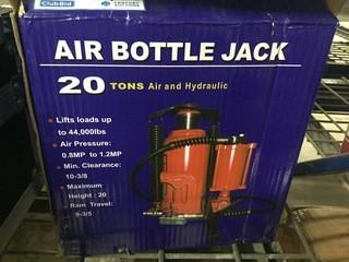 Powertek 20 Ton Air Over Hydraulic Bottle Jack.