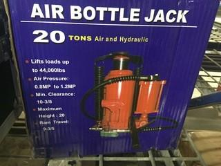 Powertek 20 Ton Air Over Hydraulic Bottle Jack.