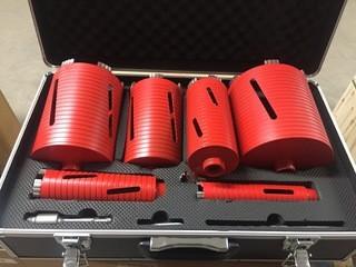 Powertek 6 Pc Diamond Core Drill Set.