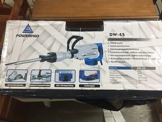 Power Pro DW45 Electric Jack Hammer 1700W Motor.