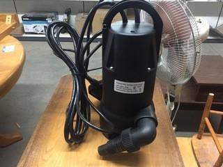 Submersible Sewage Water Pump 1 1/4 HP.