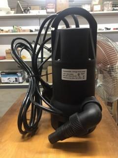 Submersible Sewage Water Pump 1 1/4 HP.