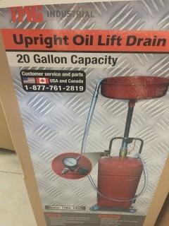 TMG Industrial 20 Gal Upright Oil Lift Drain.