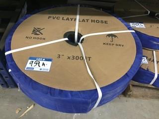 3" Poly Flat Discharge Hose 300'.