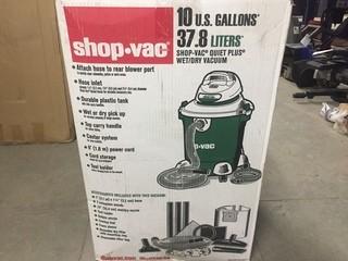 Shop Vac 37.8L 3.5 HP Vacuum.