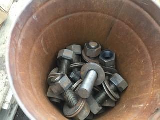 Quantity of 1 1/4" x 5 3/4" Bolts.