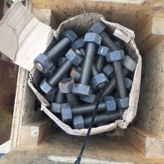 Quantity of 3/4" x 4 1/2" Bolts.