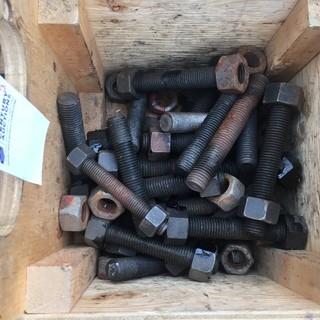 Quantity of 1" x 7" Bolts.