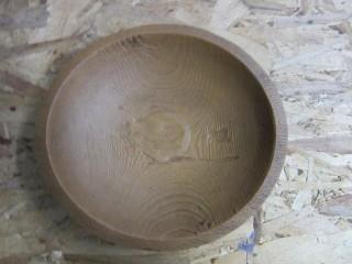 9" Wooden Bowl.