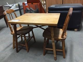 Childrens Table w/ 2 Chairs.