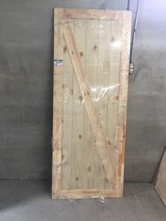 33" x 84" Chalet Barn Door.