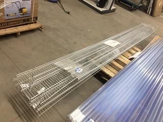 Quantity of Wire Shelving, Damaged.