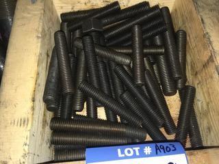 Quantity of 5/8"x5" Bolts.