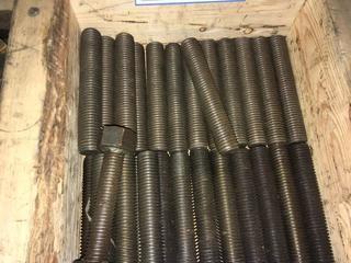 Quantity of 3/4"x4 1/2" Bolts.