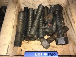 Quantity of 1"x5 3/8" Bolts.