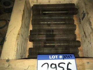 Quantity of 1"x 6 1/2" Bolts.