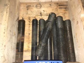 Quantity of 1" 5 1/2" Bolts.