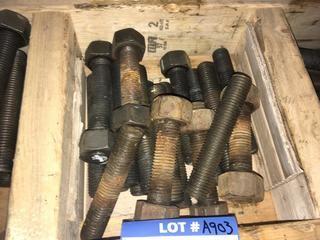 Quantity of 7/8"x5" Bolts.