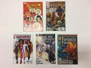 (5) Marvel Comic Books.