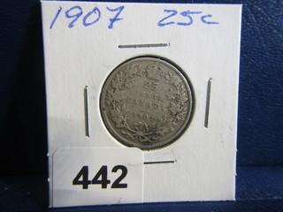 Canada Twenty Five Cents 1907