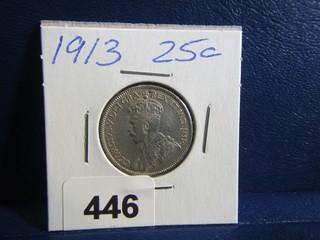 Canada Twenty Five Cents 1913