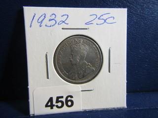 Canada Twenty Five Cents 1932