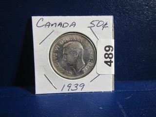 Canada Fifty Cents 1939