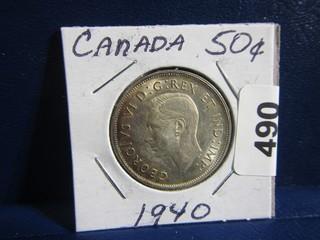 Canada Fifty Cents 1940