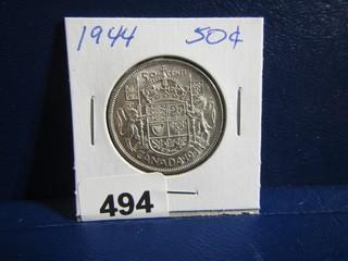 Canada Fifty Cents 1944