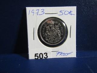 Canada Fifty Cents 1973