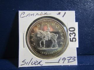 Canada 1973 Silver Dollar Mountie