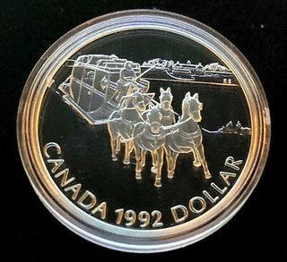 1992 Silver Dollar Stagecoach