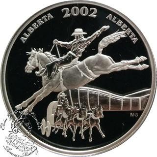 2002 Silver coin "Calgary Stampede"