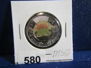 2019 Canada D DAY TOONIE COLORED