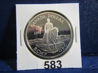 Canada 1998 Silver Dollar RCMP