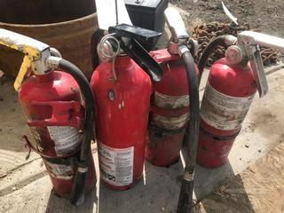 (4) 5lb Fire Extinguishers.