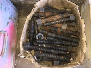 Quantity of 3/4"x6" Bolts.