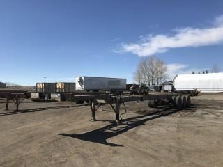 2000 Thermo 45'-53' Expandable Container Chassis c/w 11R22.5 Tires. S/N 2T9C15532Y1094062. Out of Province.