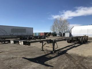 2000 Thermo 45'-53' Expandable Triaxle Container Chassis c/w 11R22.5 Tires. S/N 2T9C1S536Y1094051. Out of Province.