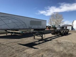 1995 Mond 40'-53' Triaxle Expandable Container Chassis c/w 11R22.5 Tires. S/N 2MN324184S1001287.