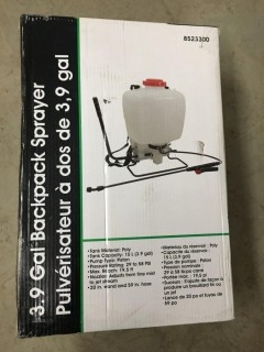 NEW 3.9 Gallon Backpack Sprayer