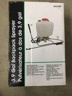 NEW 3.9 Gallon Backpack Sprayer