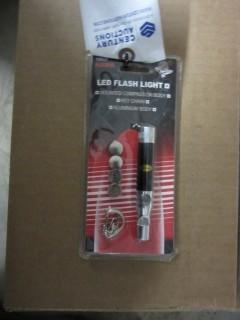 NEW LED Flashlight Compass Whistle