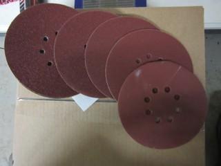 NEW Large Angle Grinder Hook & Loop Pad w/5pc Sandpaper