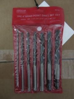 NEW 7pc 6" Point Drill Bit Set