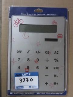 NEW Solar Powered HUGE Calculator (for people with sight issues)