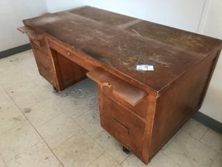 Wood Office Desk 30 x 60.