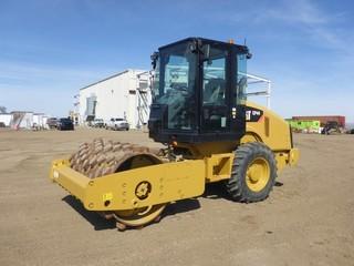 2014 CAT CP44 66" Vibratory Sheepsfoot Packerc/w C4.4, Cab, Showing 1,659 Hours, 14.9-24 Tires At 70%, VIN CAT0CP44JMPC00276