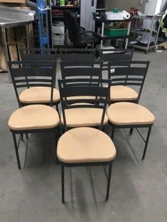 (6) Restaurant Chairs.