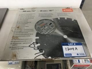 Stihl 14" Concrete Saw Blade.